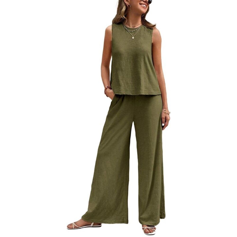 Bella Desert Womens  2Pc Top & Pant Set
